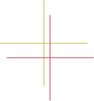 Image crosshairs overlayed, red crosshair is image from
Figure 4a and the decentered yellow crosshair is from Figure 4b.
Example is highly exaggerated actual changes tend to be on the order
of a pixel or less.